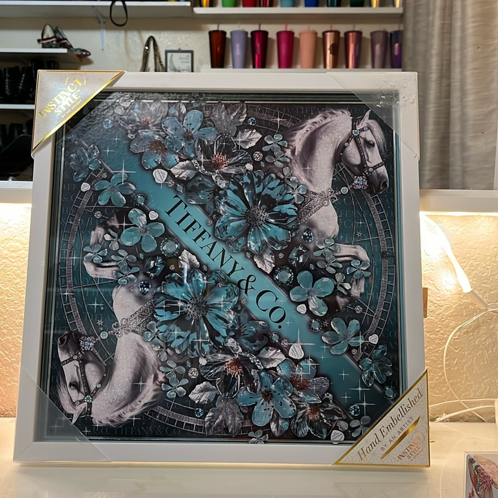 Lux framed wall art Tiffany and co